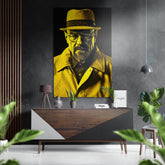 Heisenberg Brushed Aluminum Dibond Wall Art.
